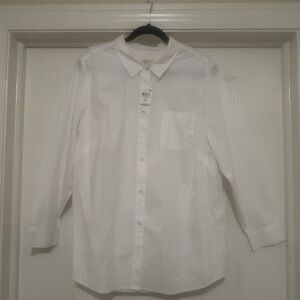 Style & Co. Plus Size Crisp White Dress Shirt